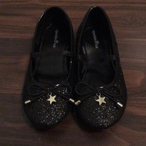 Black sparkly shoes